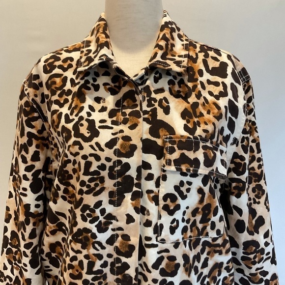 New & Other Stories Jacket Leopard Print - Picture 4 of 16
